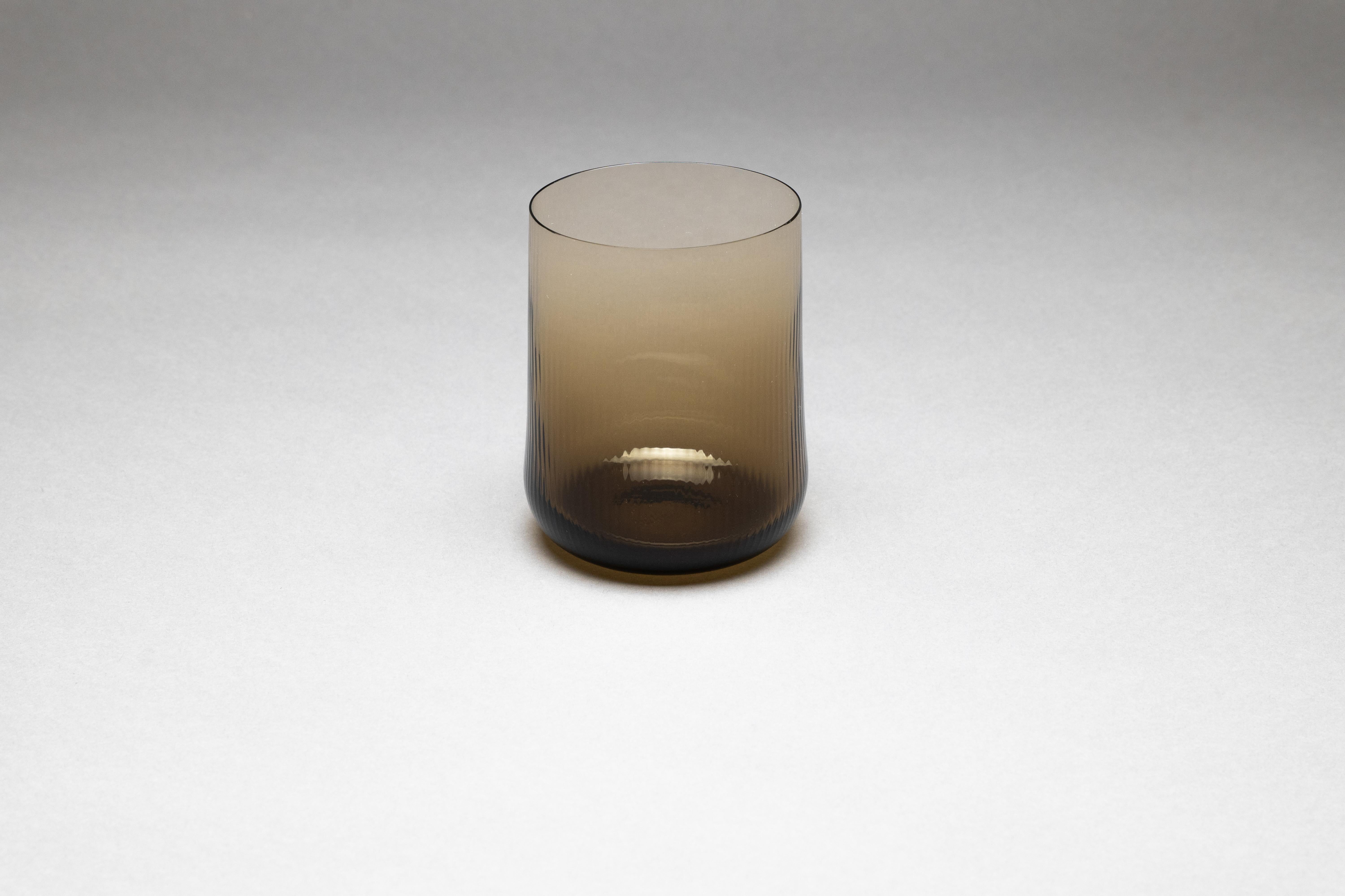siglo XXI Federico Peri Stilla Liquida Vasos Grandes Cristal de Murano -Juego de 6 piezas Contemporáneo en venta