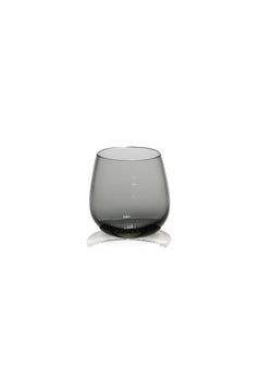 21st Century Federico Peri Stilla Liquida Steel Grey 2-Small Tumblers Murano