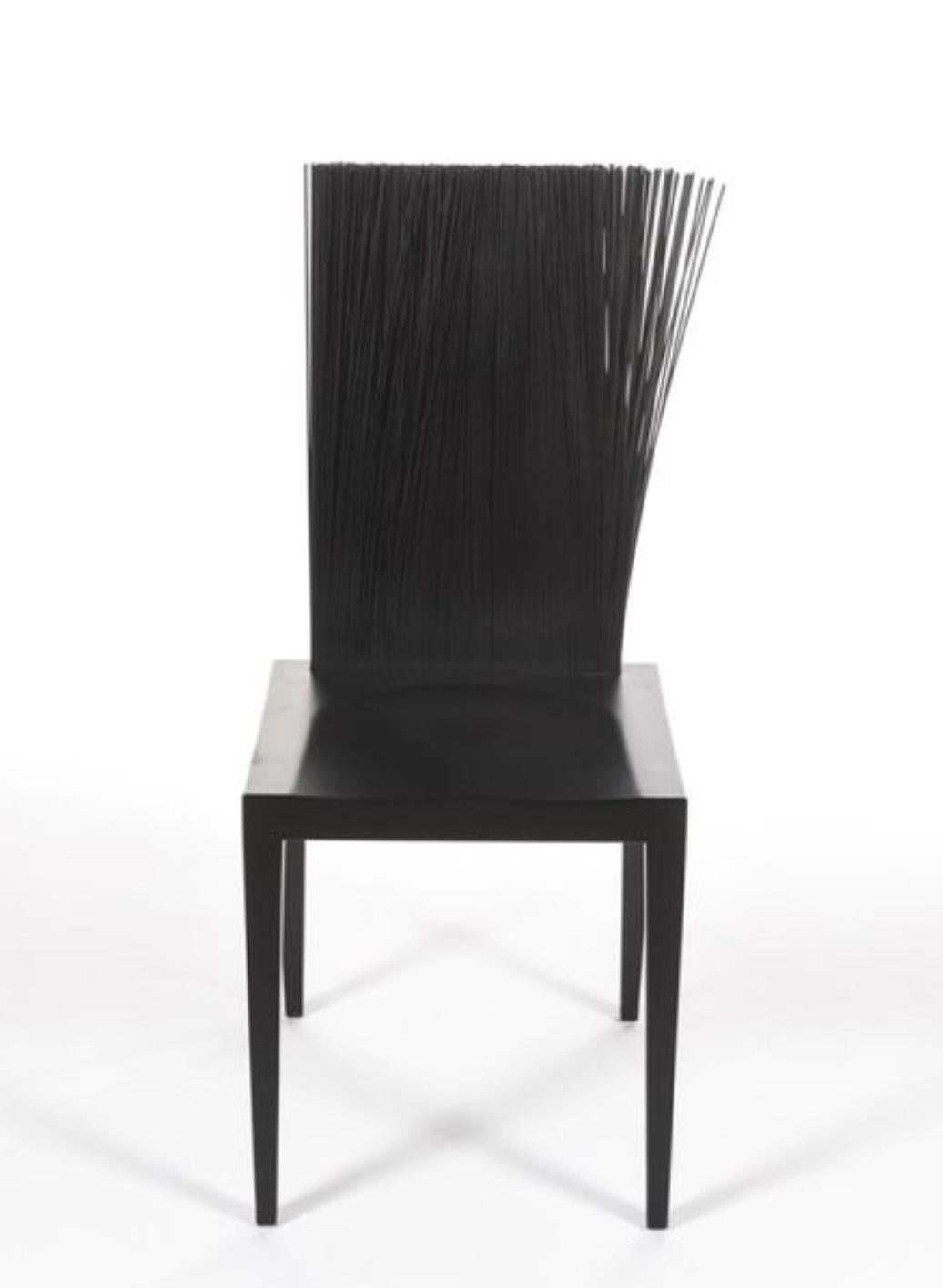Schwarzer Jenette-Stuhl von Fernando & Humberto Campana aus dem 21. Jahrhundert, Edra 2005 (Moderne) im Angebot