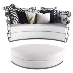 21° secolo Fielder Outdoor Loveseat di Roberto Cavalli Home Interiors