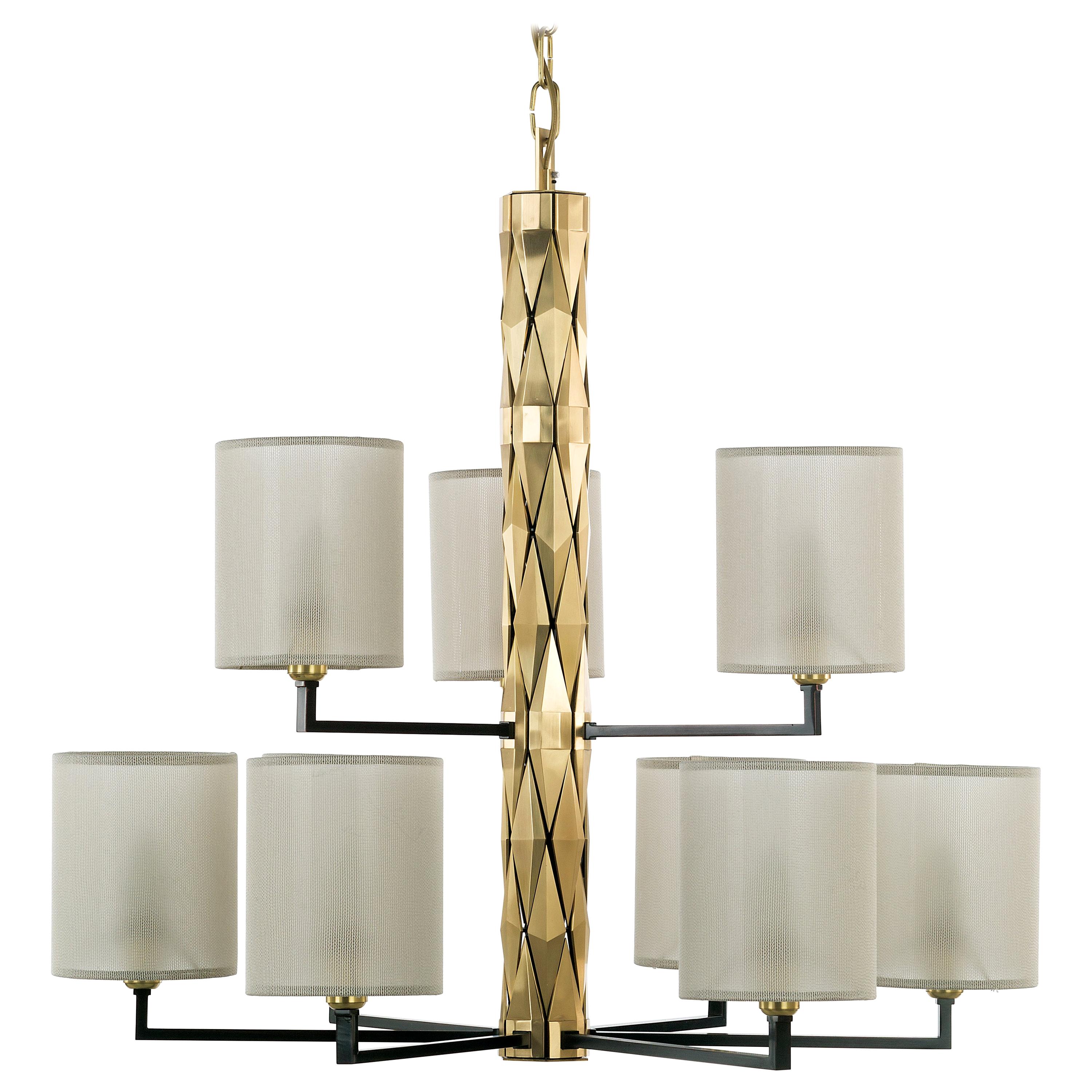  FLAIRE Chandelier 416-BB-22 by OFFICINA LUCE