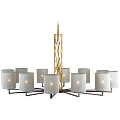 FLAIRE-Kronleuchter 413-BB-22 von OFFICINA LUCE