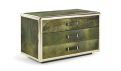 21st Century Fly Case Night Table in Leather by Roberto Cavalli Home Interiors