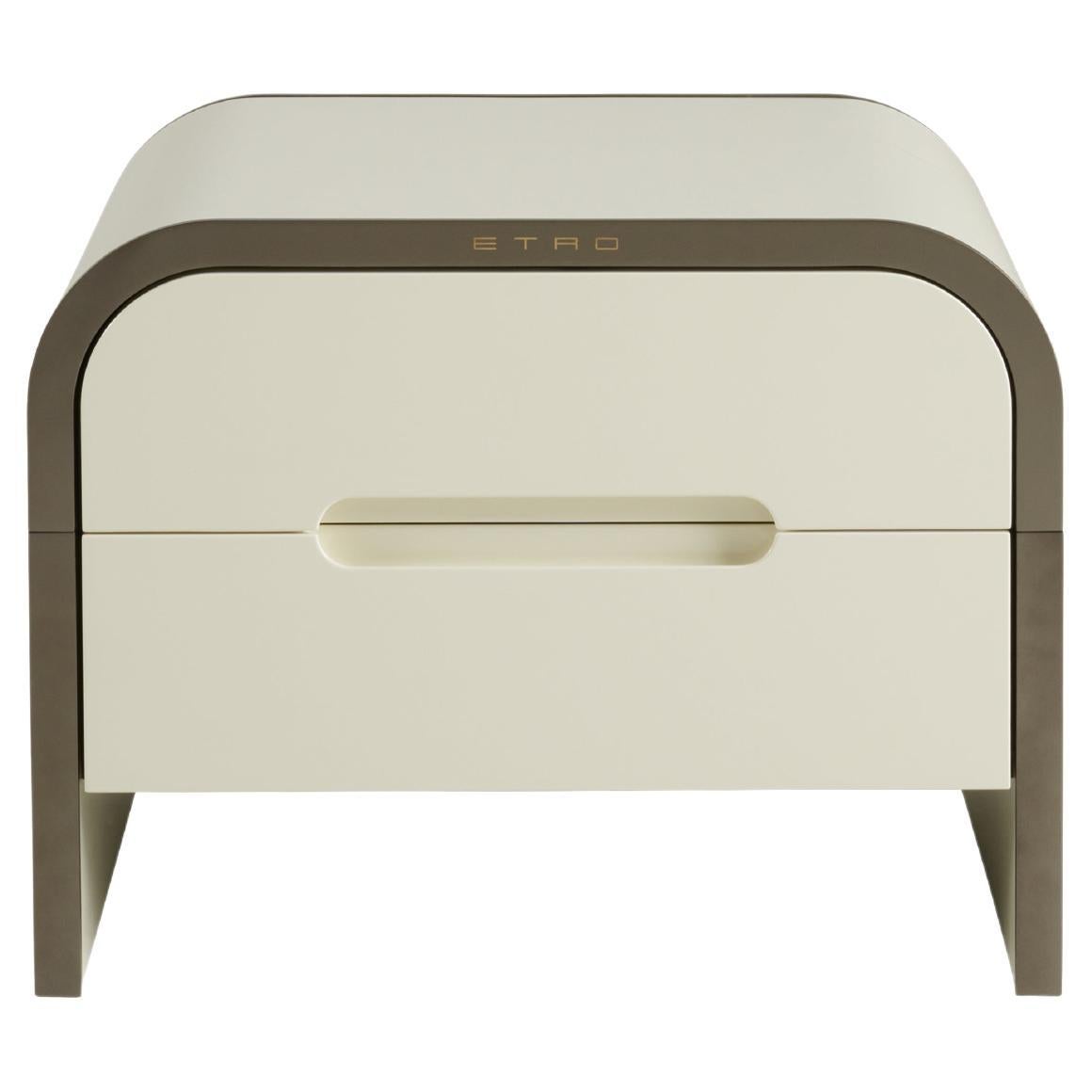 21st Century Fly Over Night Table in Lacquered Finishing by Etro Home Interiors For Sale