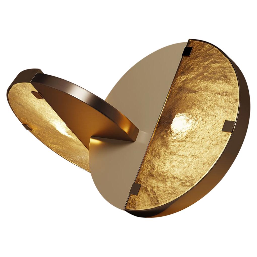 21st Century Fly Table Lamp Brass Artisanal Glass For Sale