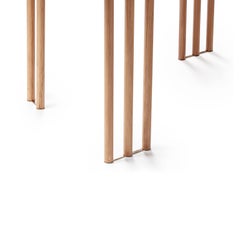 21st Century Foresta Table, Myrtle Burl, White Maple, Cedar Legs, Made in Italy