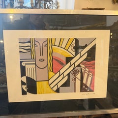 21st Century Framed Pop Art 100/150 Lithograph Modern Art by Roy Lichtenstein