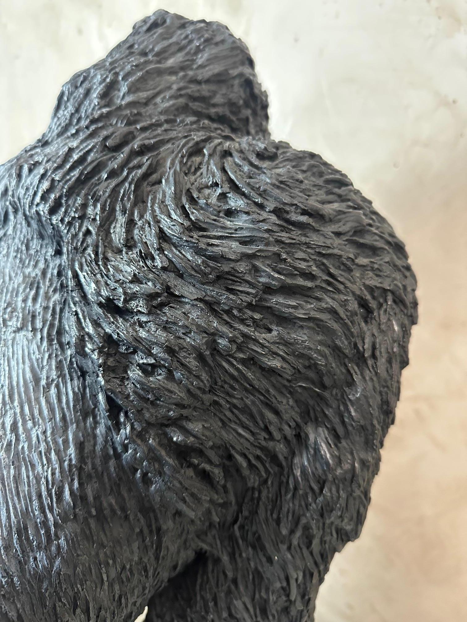 Scultura in bronzo di gorilla francese del XXI secolo di Bernard & Arnaud Bessoud in vendita 4
