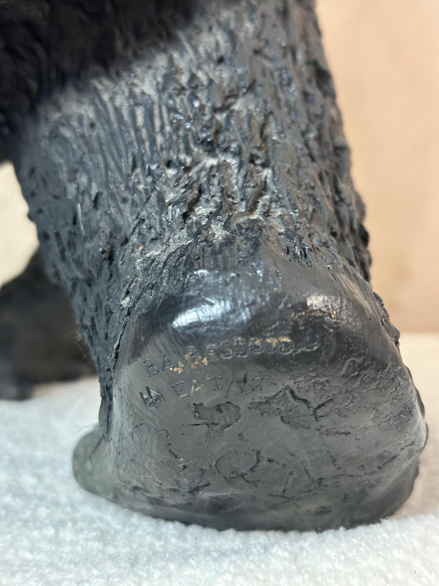 Scultura in bronzo di gorilla francese del XXI secolo di Bernard & Arnaud Bessoud in vendita 6