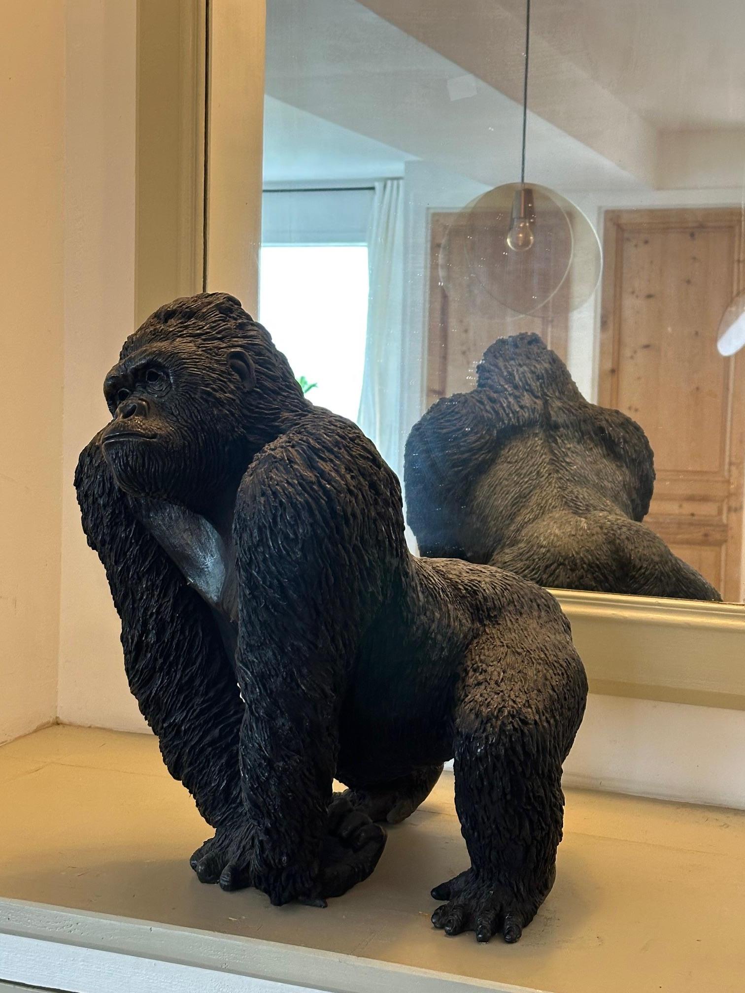 Scultura in bronzo di gorilla francese del XXI secolo di Bernard & Arnaud Bessoud in vendita 10