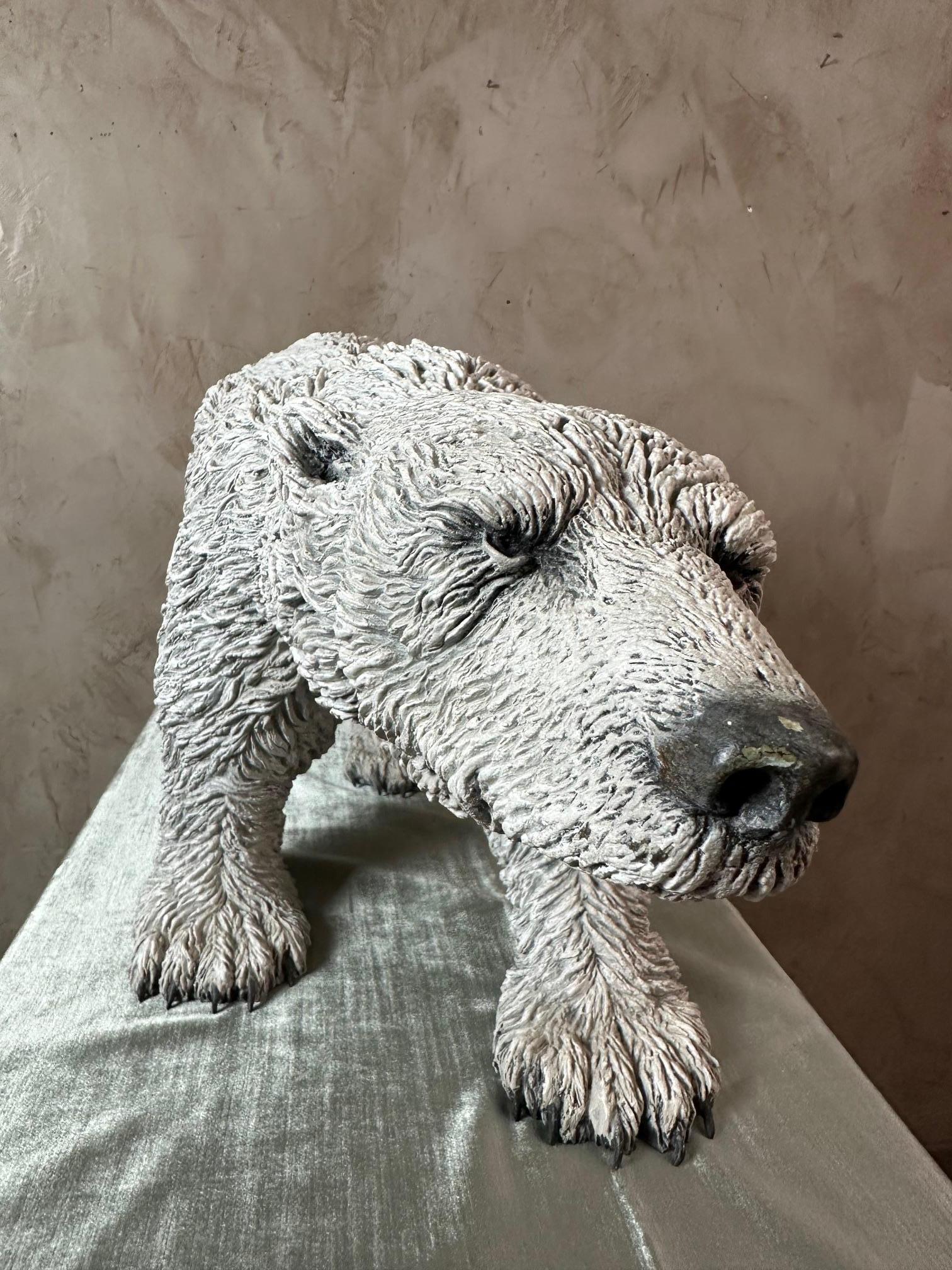 Scultura in bronzo di orso polare francese del XXI secolo di Bernard & Arnaud Bessoud in vendita 3