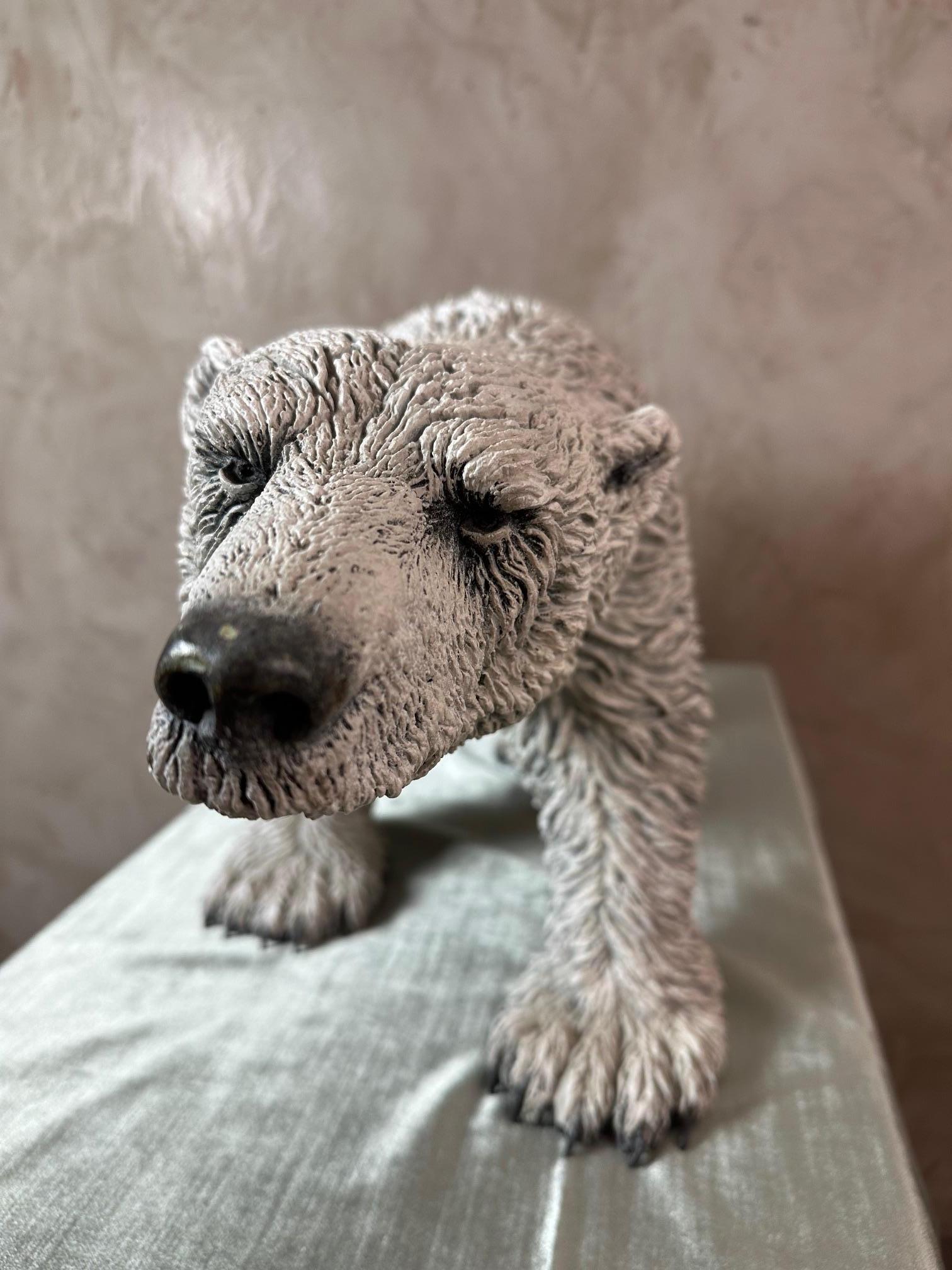 Scultura in bronzo di orso polare francese del XXI secolo di Bernard & Arnaud Bessoud in vendita 4