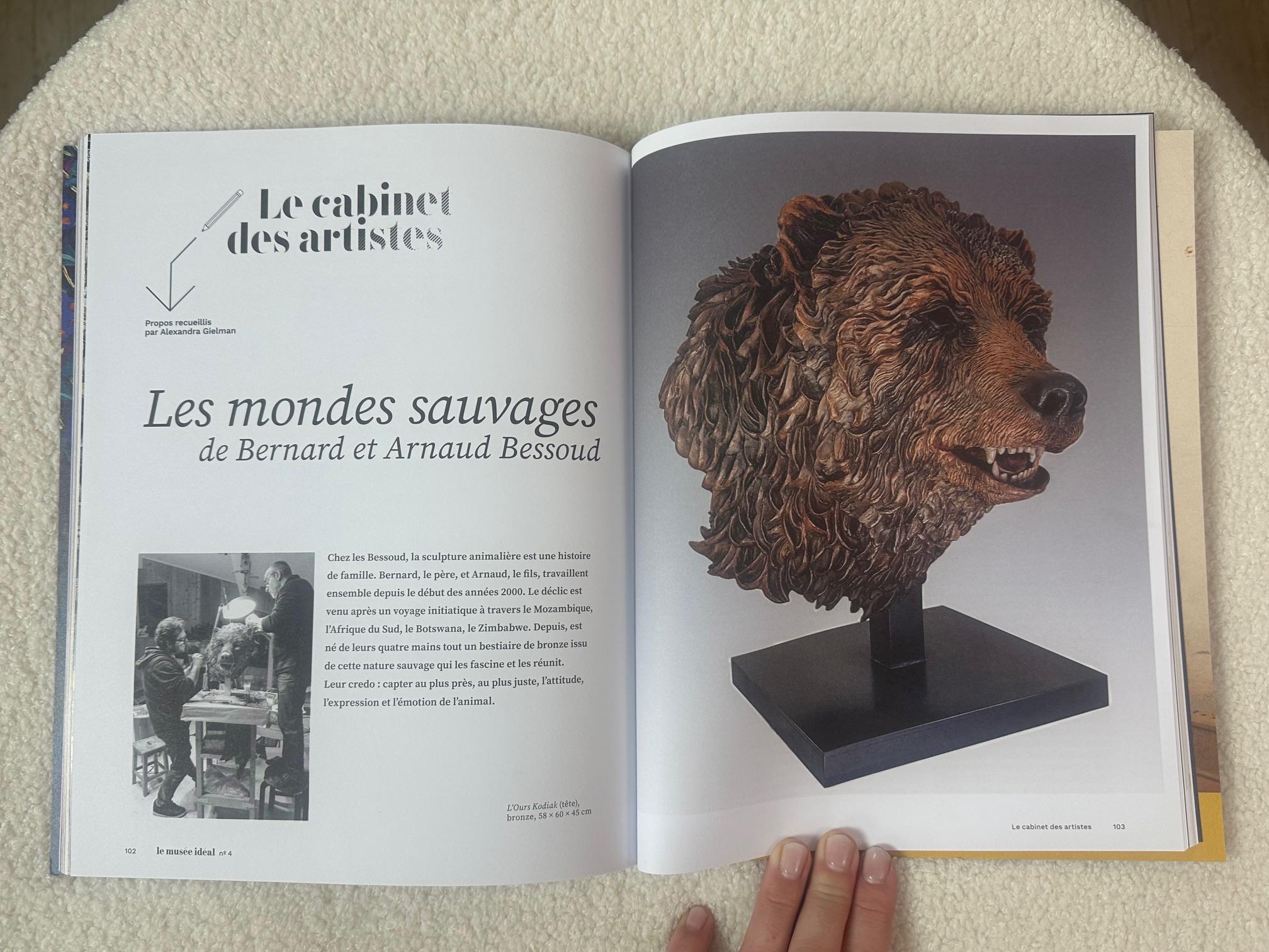 Scultura in bronzo di orso polare francese del XXI secolo di Bernard & Arnaud Bessoud in vendita 12