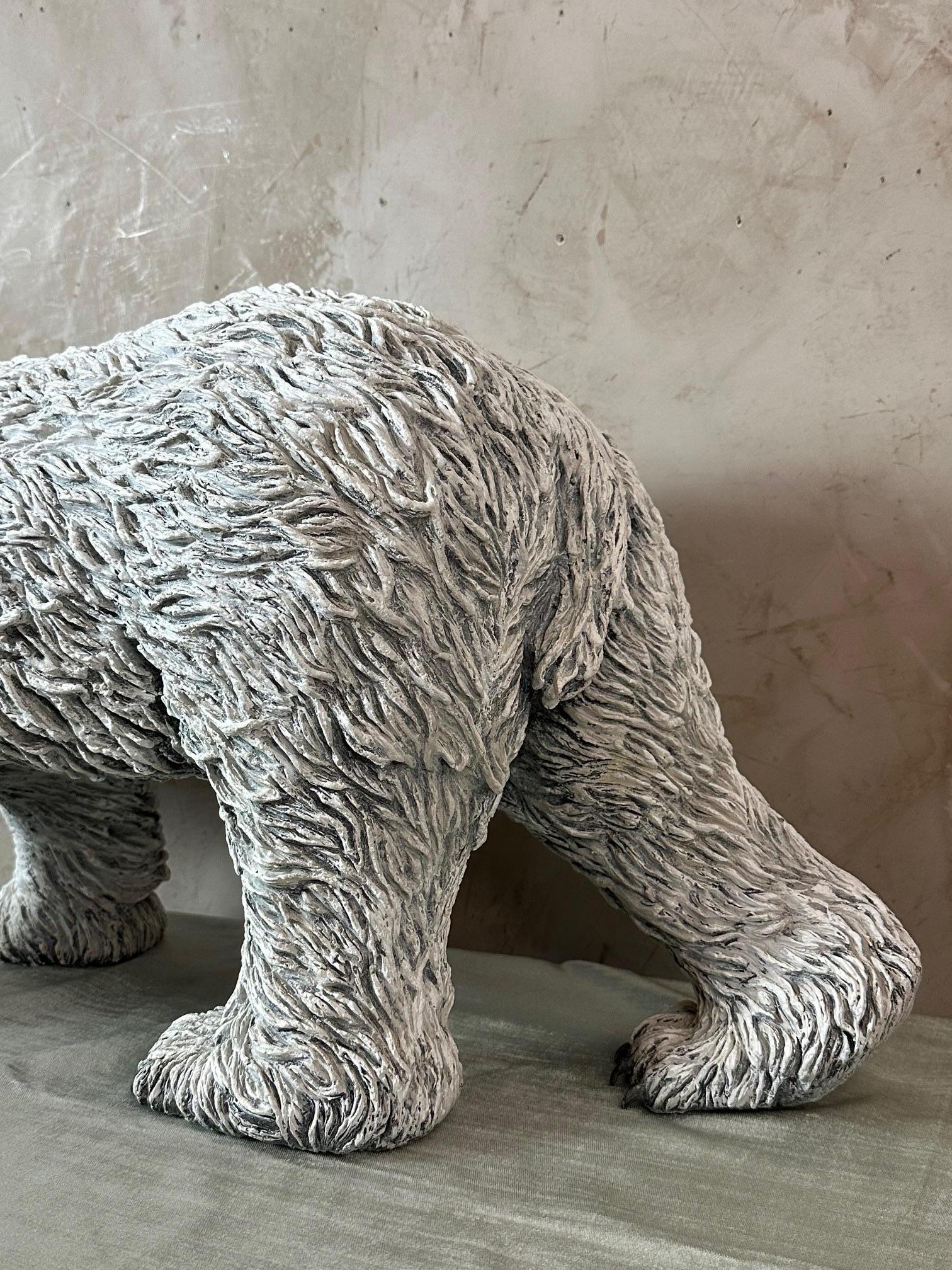 Scultura in bronzo di orso polare francese del XXI secolo di Bernard & Arnaud Bessoud In condizioni ottime in vendita a LEGNY, FR