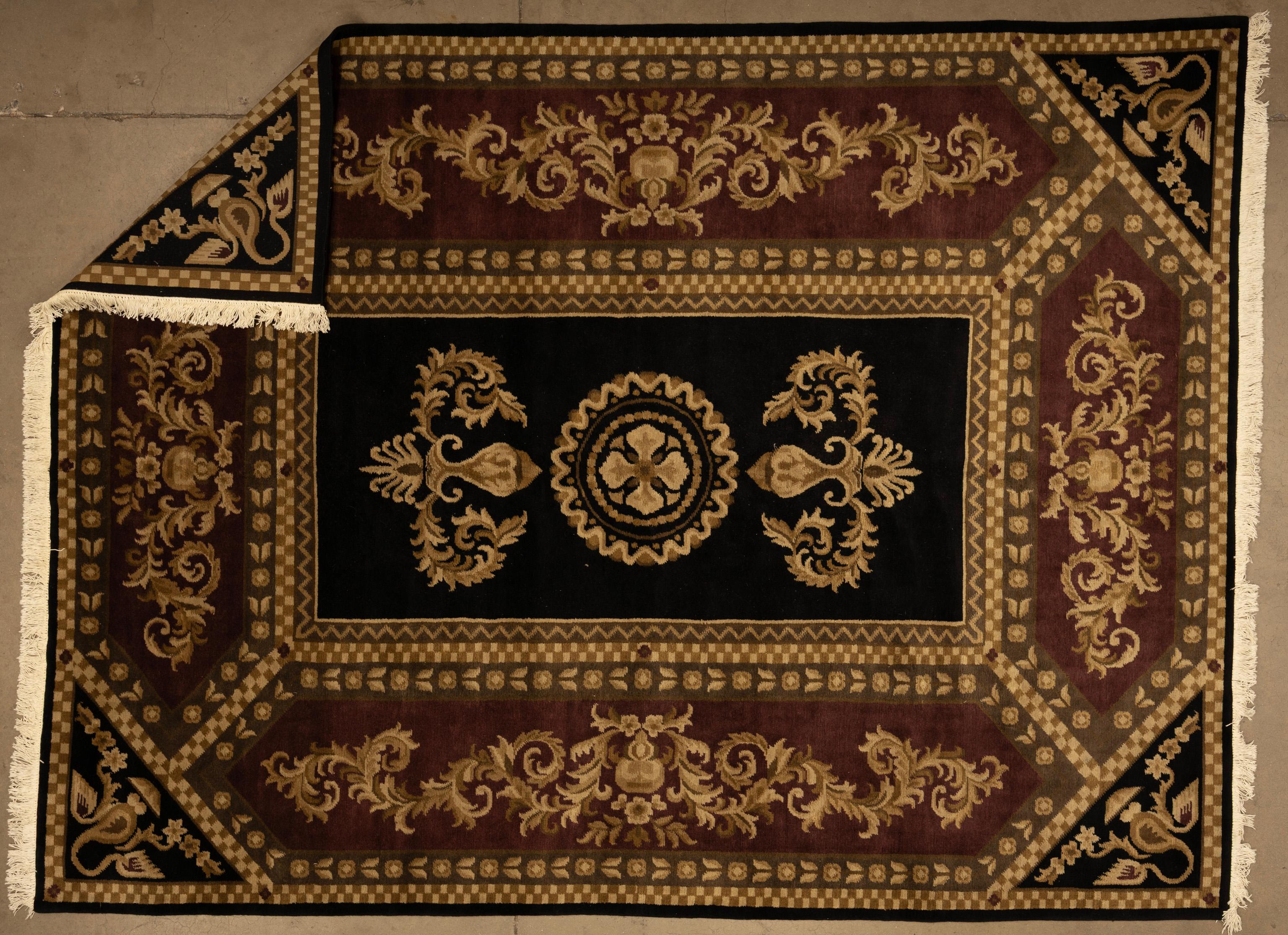 Alfombra de diseño francés del siglo XXI Tejido a mano en venta