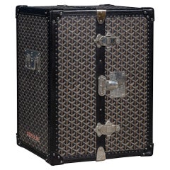 Siglo XXI Francés Extremadamente Raro Baúl "Assouline" De Goyard, París c.2005