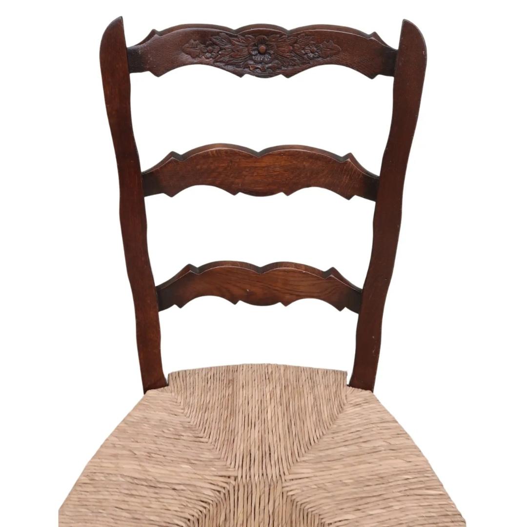 French Provincial 21st Century French Ladderback Dining Chair