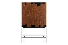 Armario Frida Siglo XXI, palisandro y fresno incrustado, Made in Italy por Hebanon