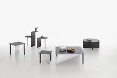 21st Century Fucina "Piatto" by Sam Hecht & Kim Collin, Round Table Black Metal