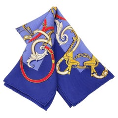 Set completo "21st Century" - Sciarpa in seta blu navy 41x41 cm di Hermès
