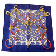 Set completo "21st Century" - Sciarpa in seta blu navy 41x41 cm di Hermès