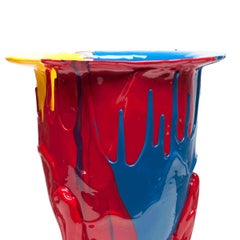 Gaetano Pesce Amazonia Vase M Resin Blue Red Yellow