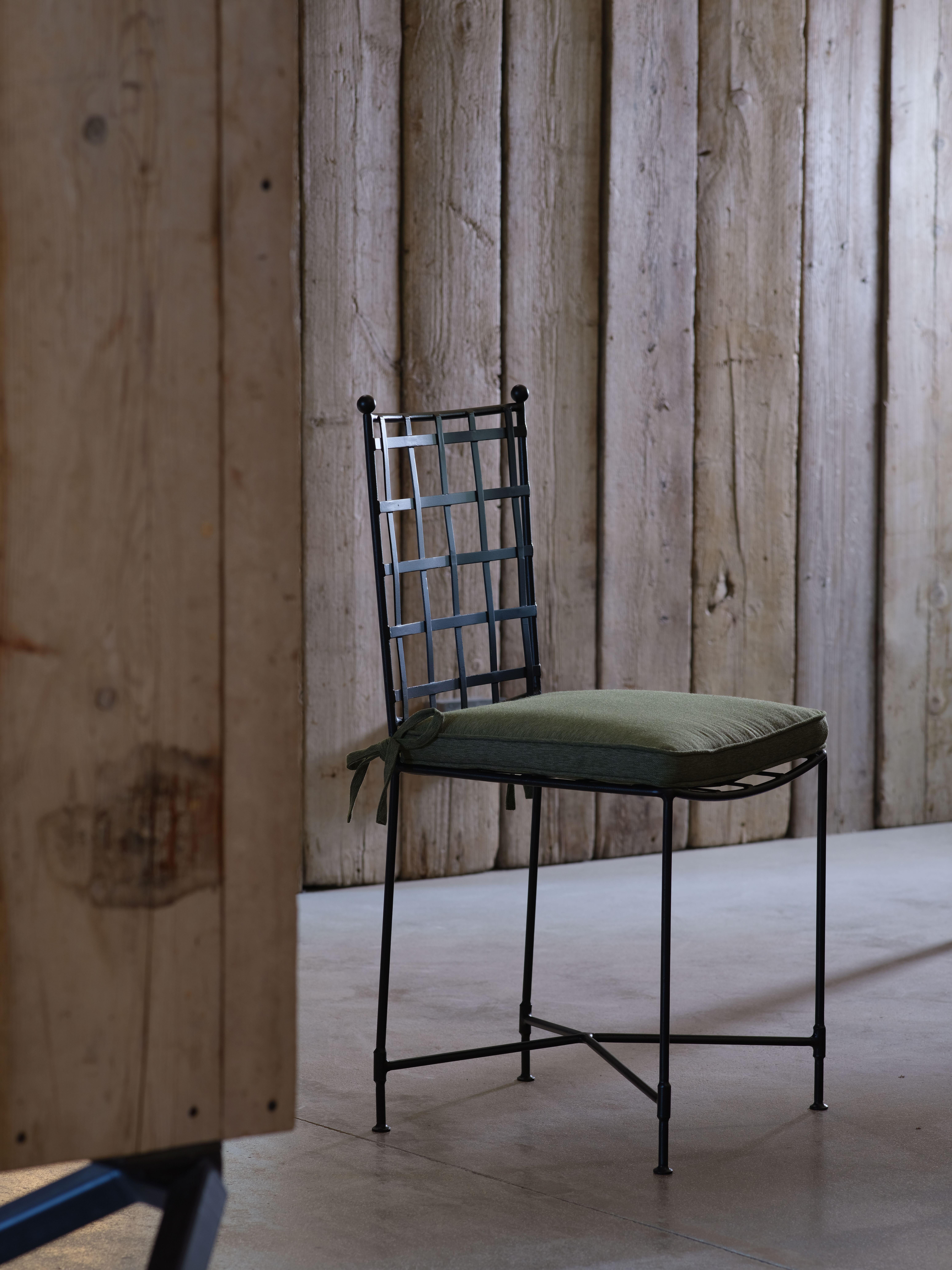 Ebonized 21st Century Garden Chair, the Classic Garden Chair For Sale