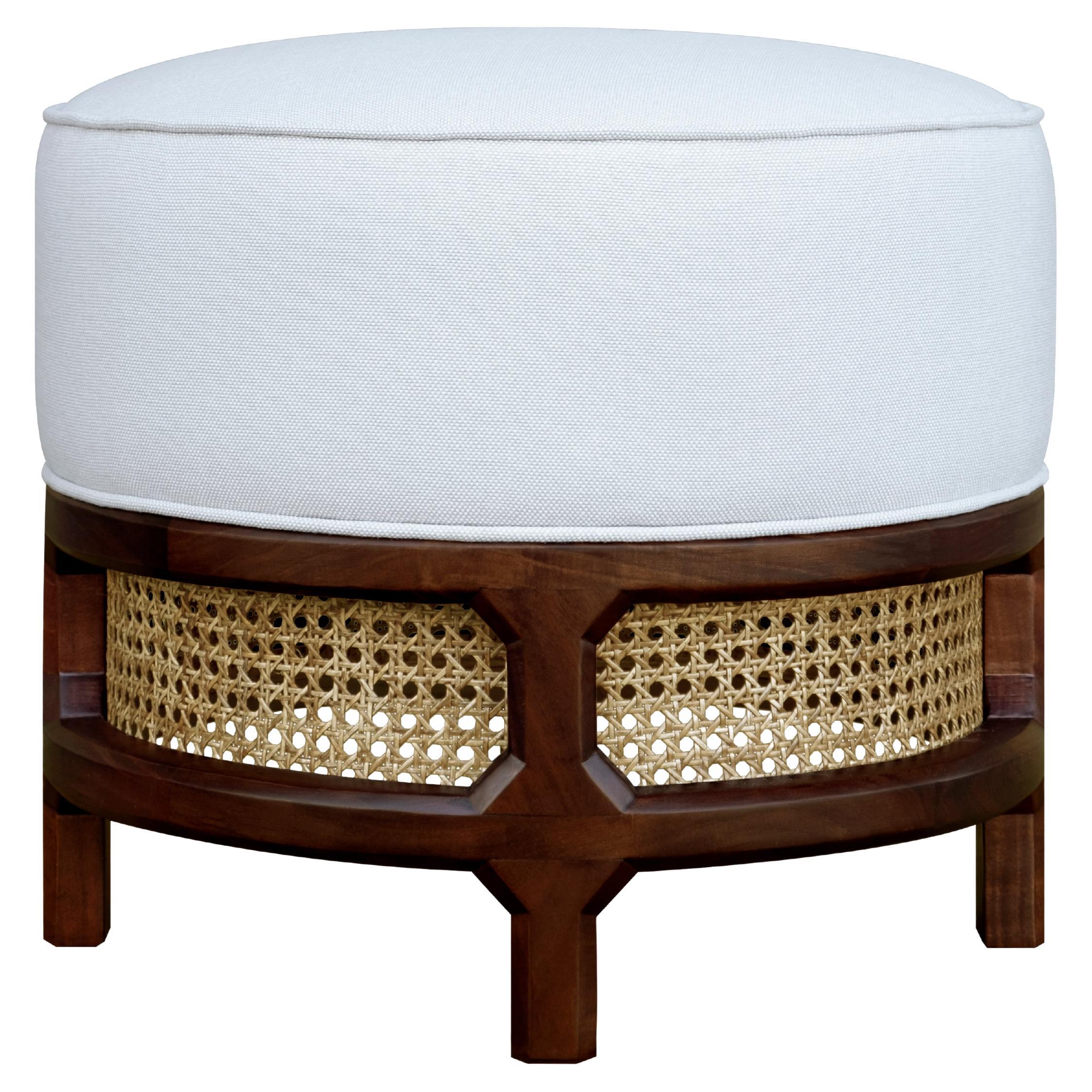 21st Century George Stool Walnut Handmade in Portugal by Wood Tailors