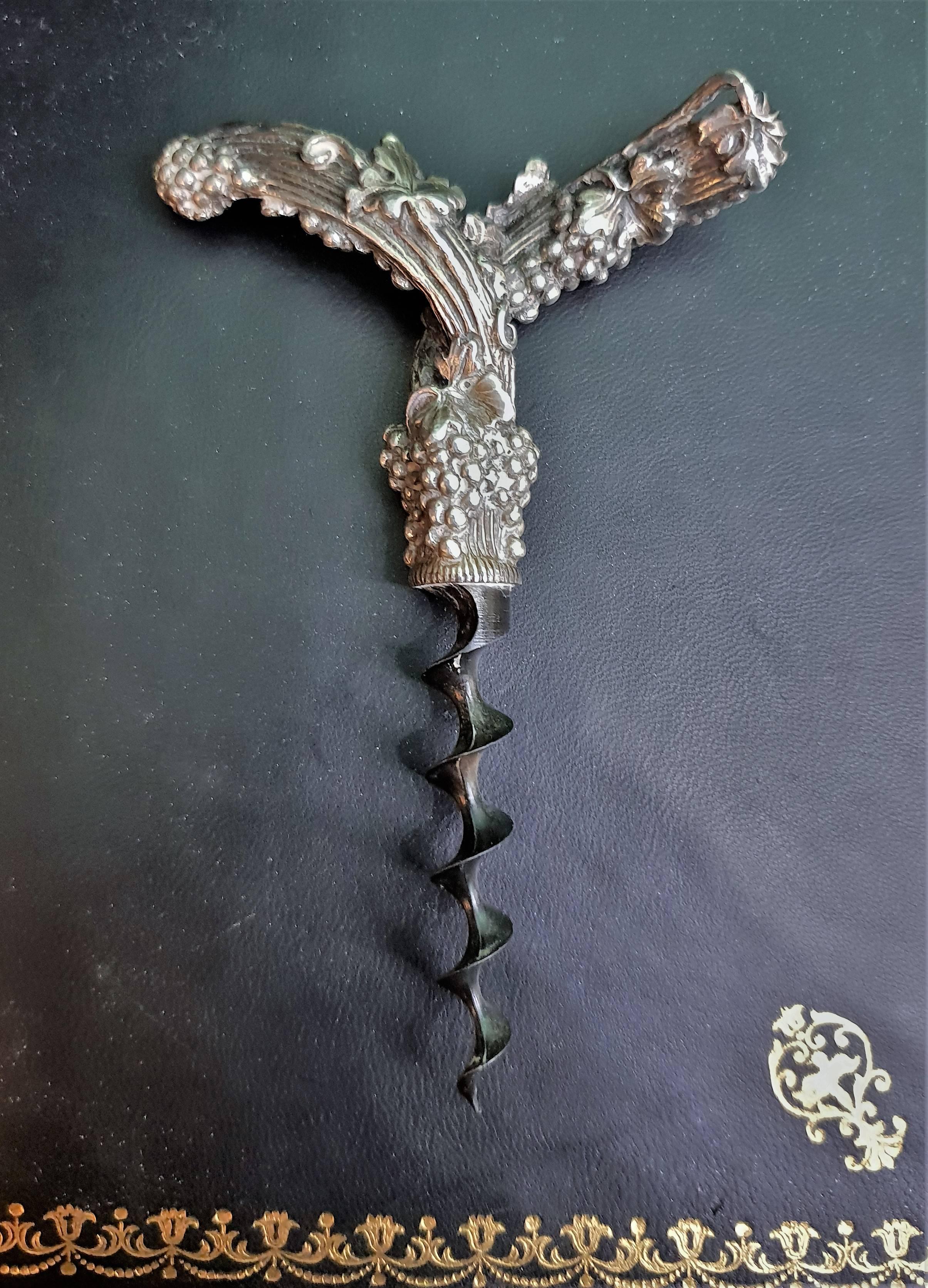 21st Century Gianmaria Buccellati Sterling Silver Corckscrew, Italy, 2000s In Excellent Condition For Sale In Florence, IT