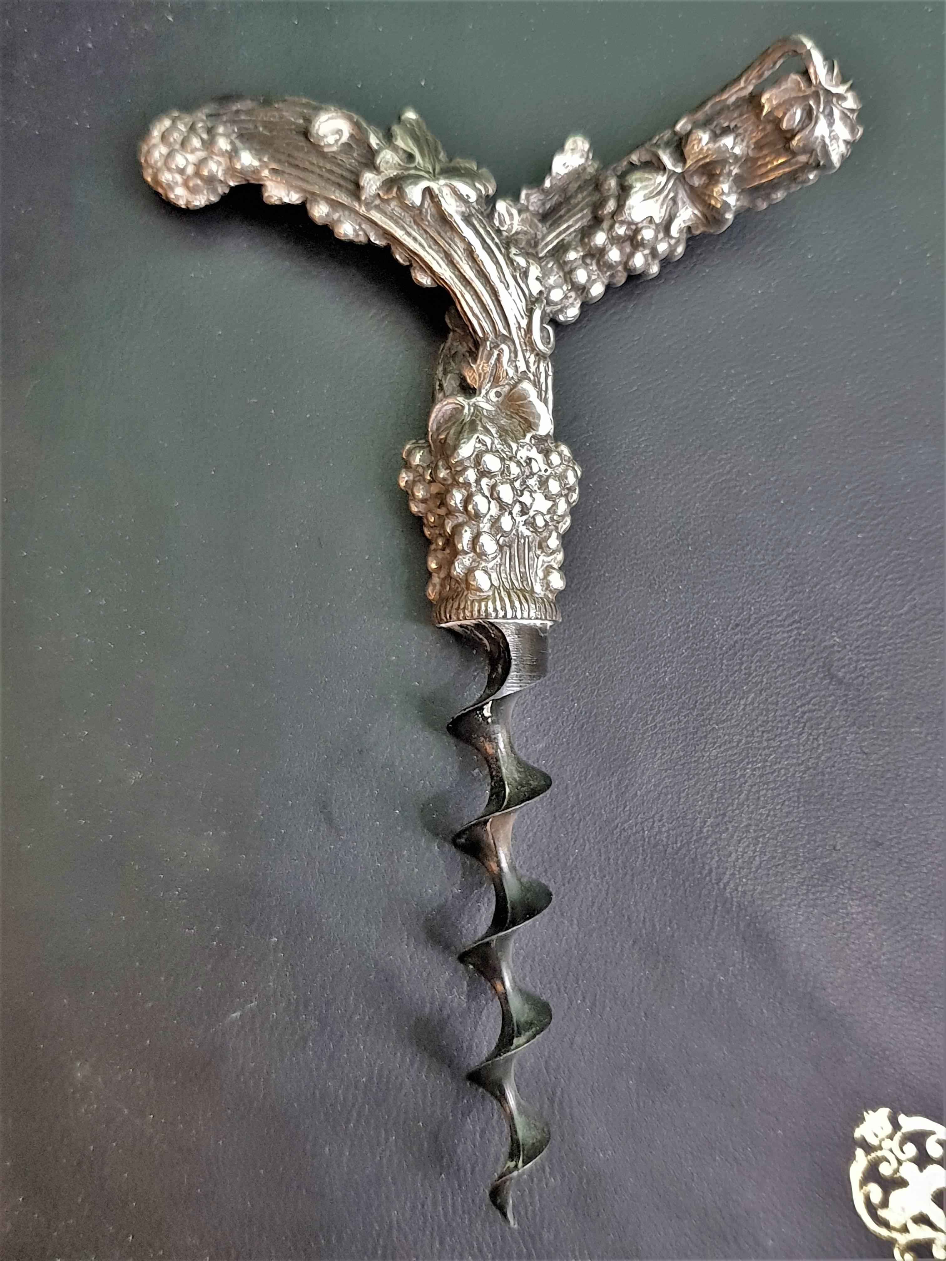 21st Century Gianmaria Buccellati Sterling Silver Corckscrew, Italy, 2000s For Sale 2