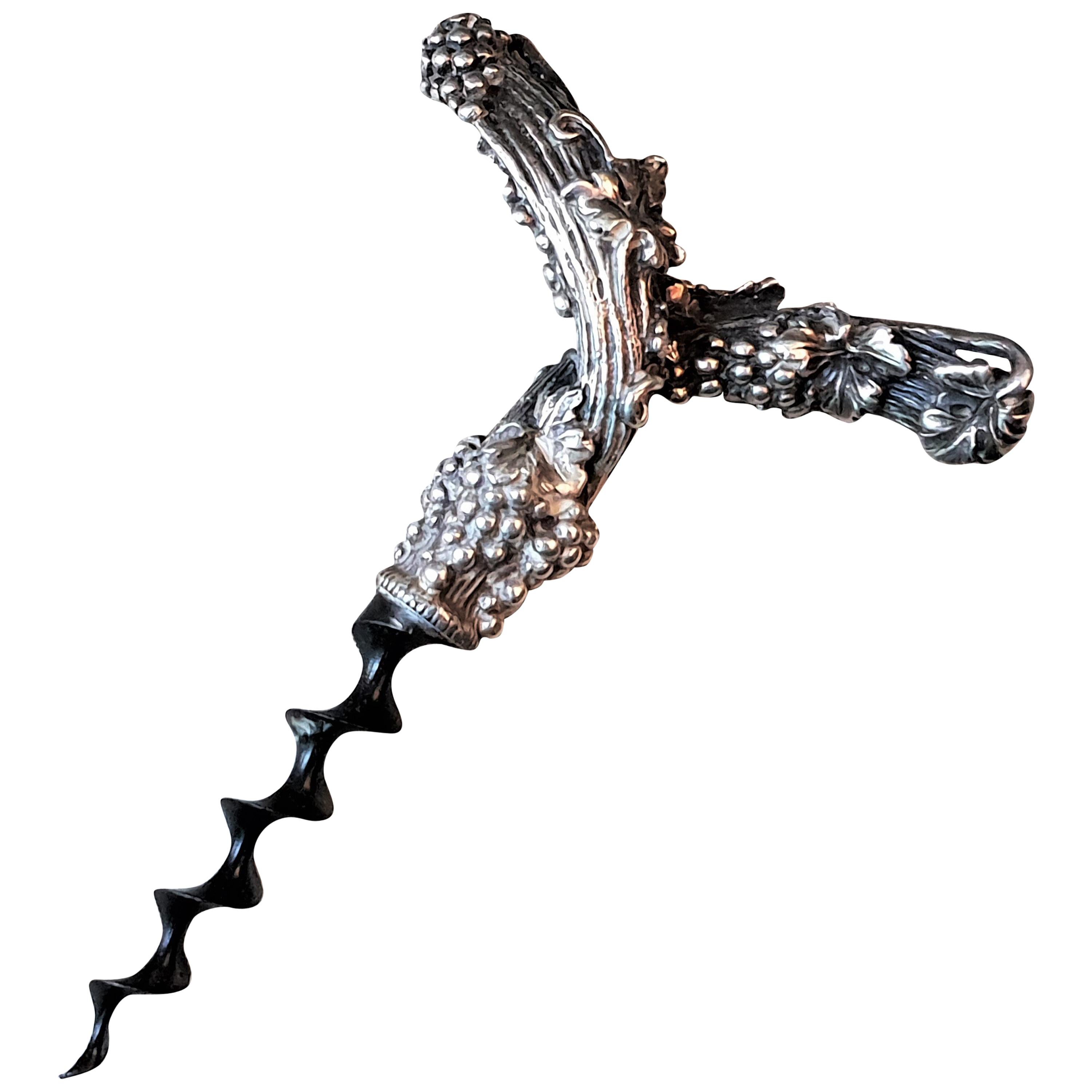 21st Century Gianmaria Buccellati Sterling Silver Corckscrew, Italy, 2000s For Sale