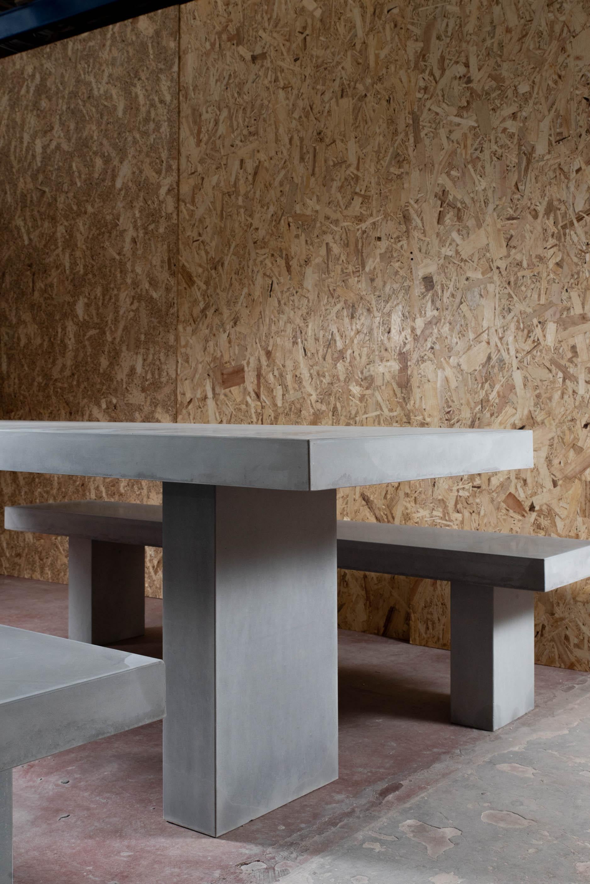 concrete meeting table