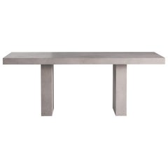 21st Century Giorgione 200, Concrete Dining Table, 100% Handcrafted in Italy