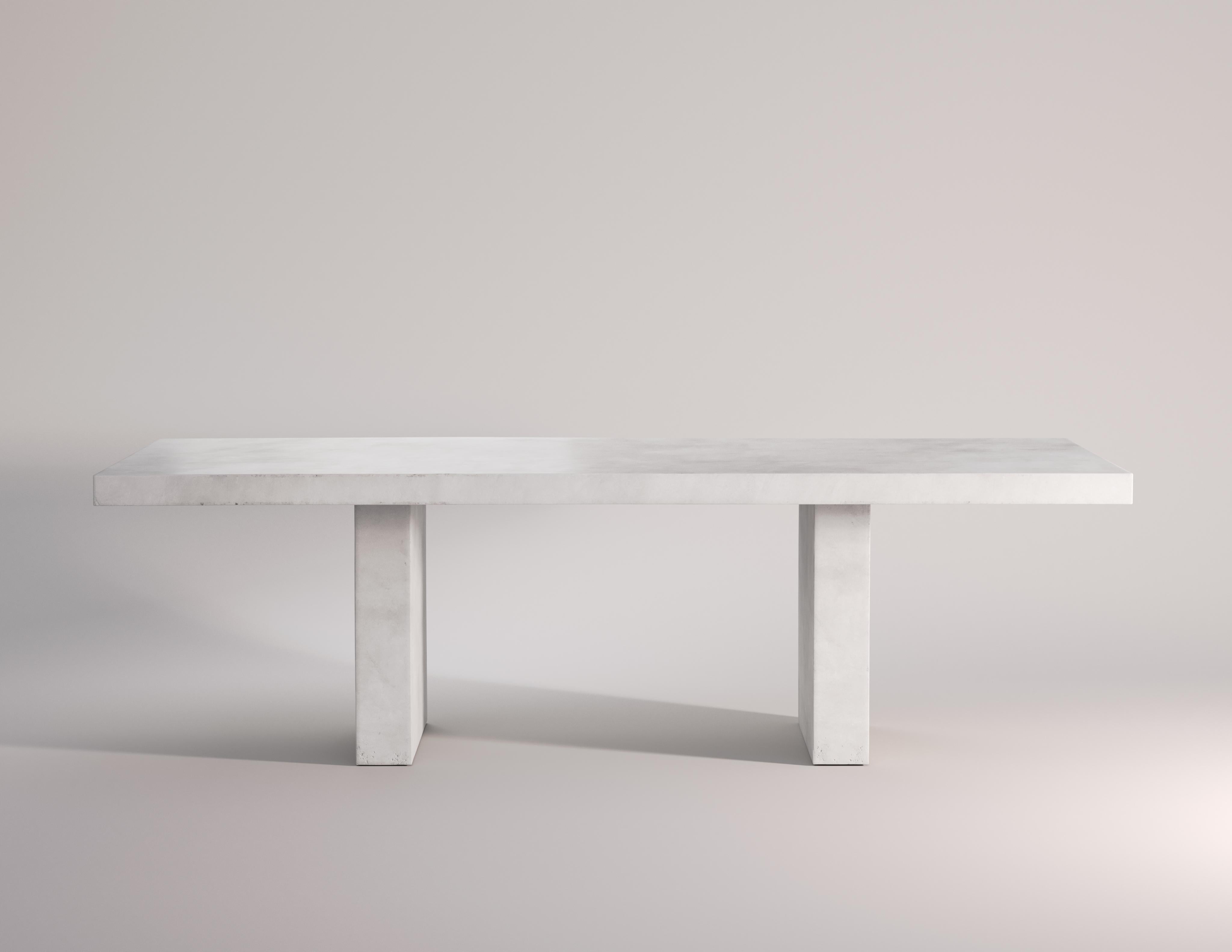 Italian 21st Century Giorgione 250, Concrete Dining Table, 100% Handcrafted in Italy For Sale