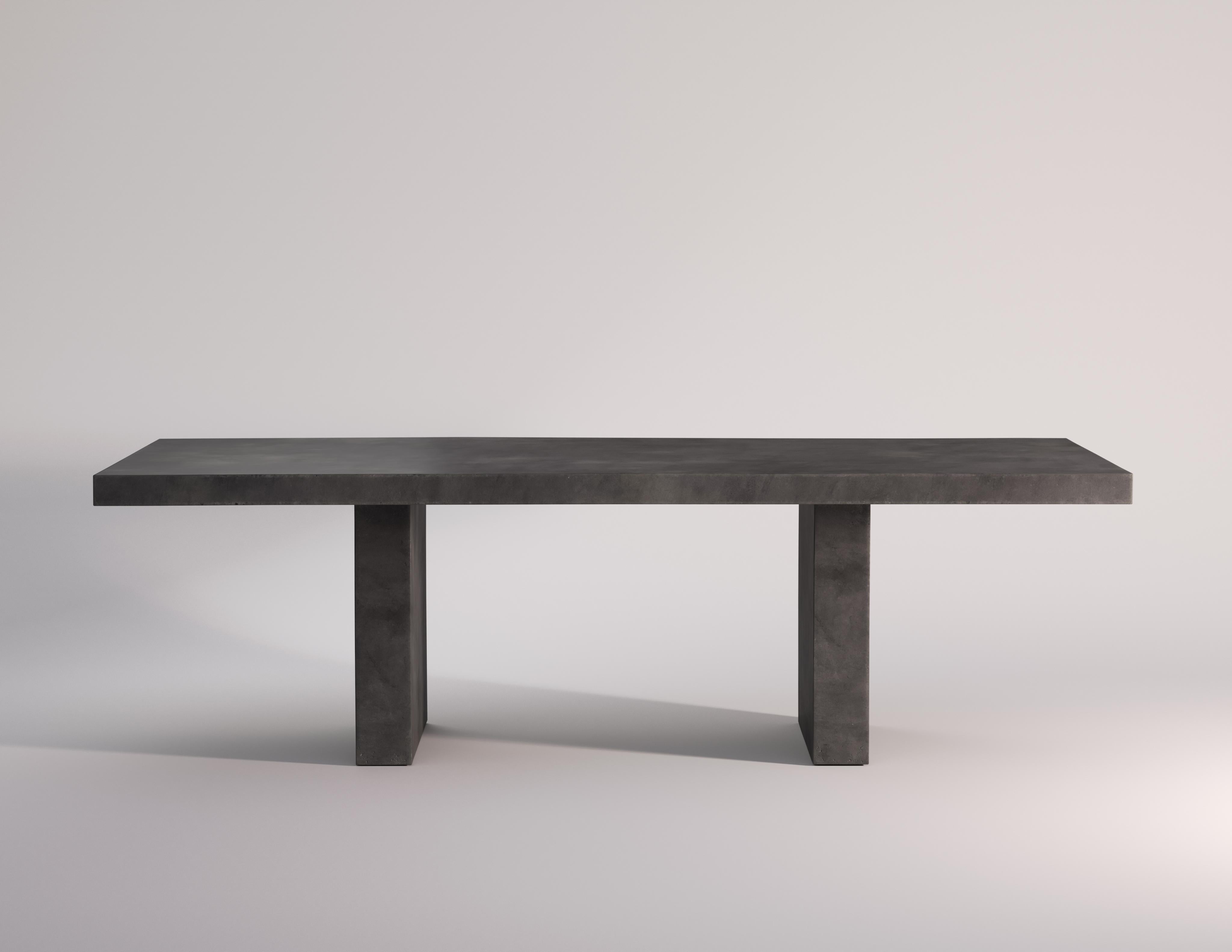 Molded 21st Century Giorgione 250, Concrete Dining Table, 100% Handcrafted in Italy For Sale