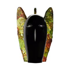 21st Century Giotto Sculpture in Black/Multicolour by Alessandro Mendini