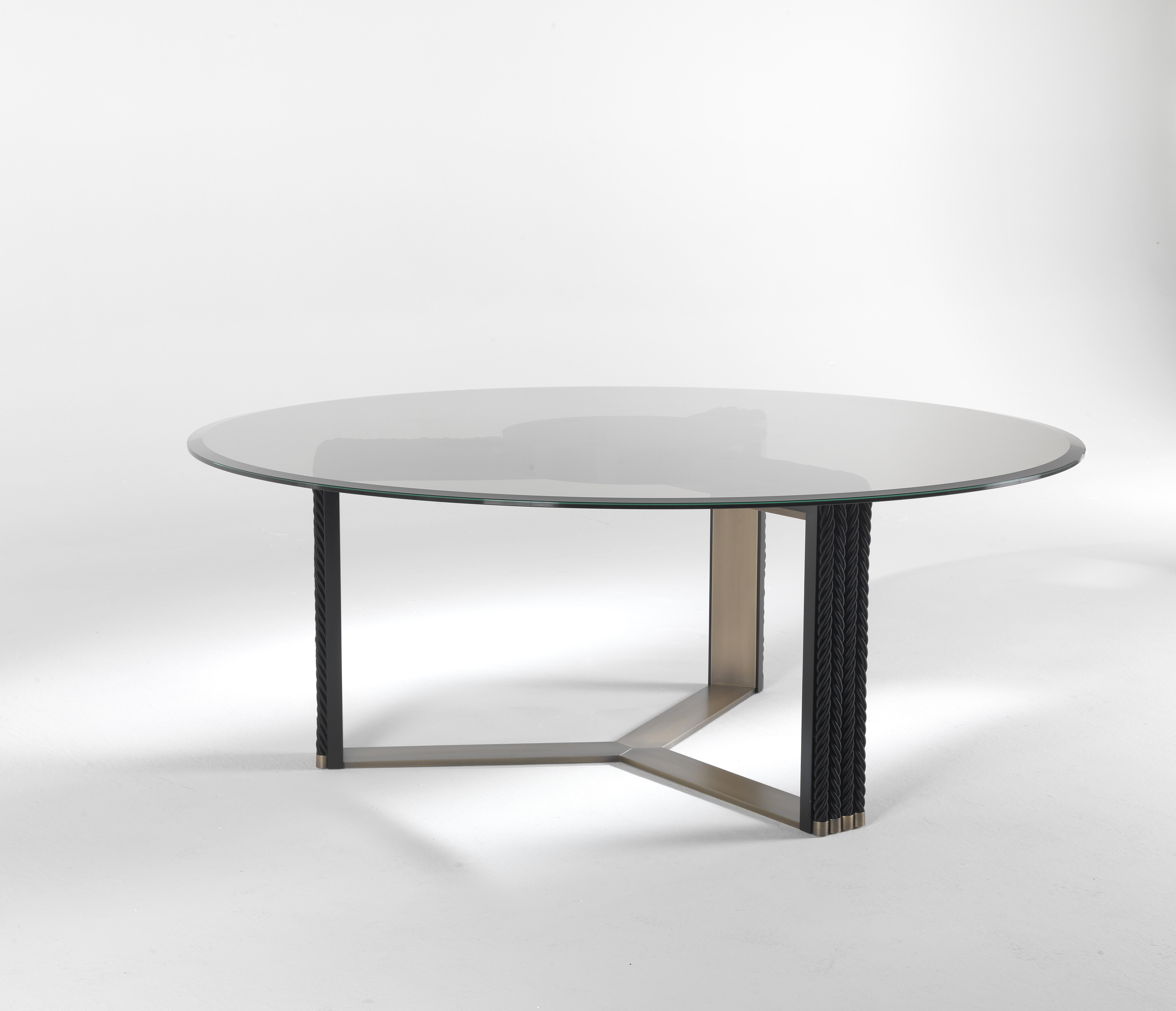 Modern 21st Century Glasgow Dining Table with Decorative Ropes by Gianfranco Ferré Home For Sale