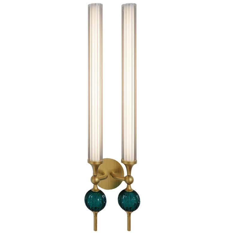 Moderne 21e siècle, applique en verre et en cristal en vente