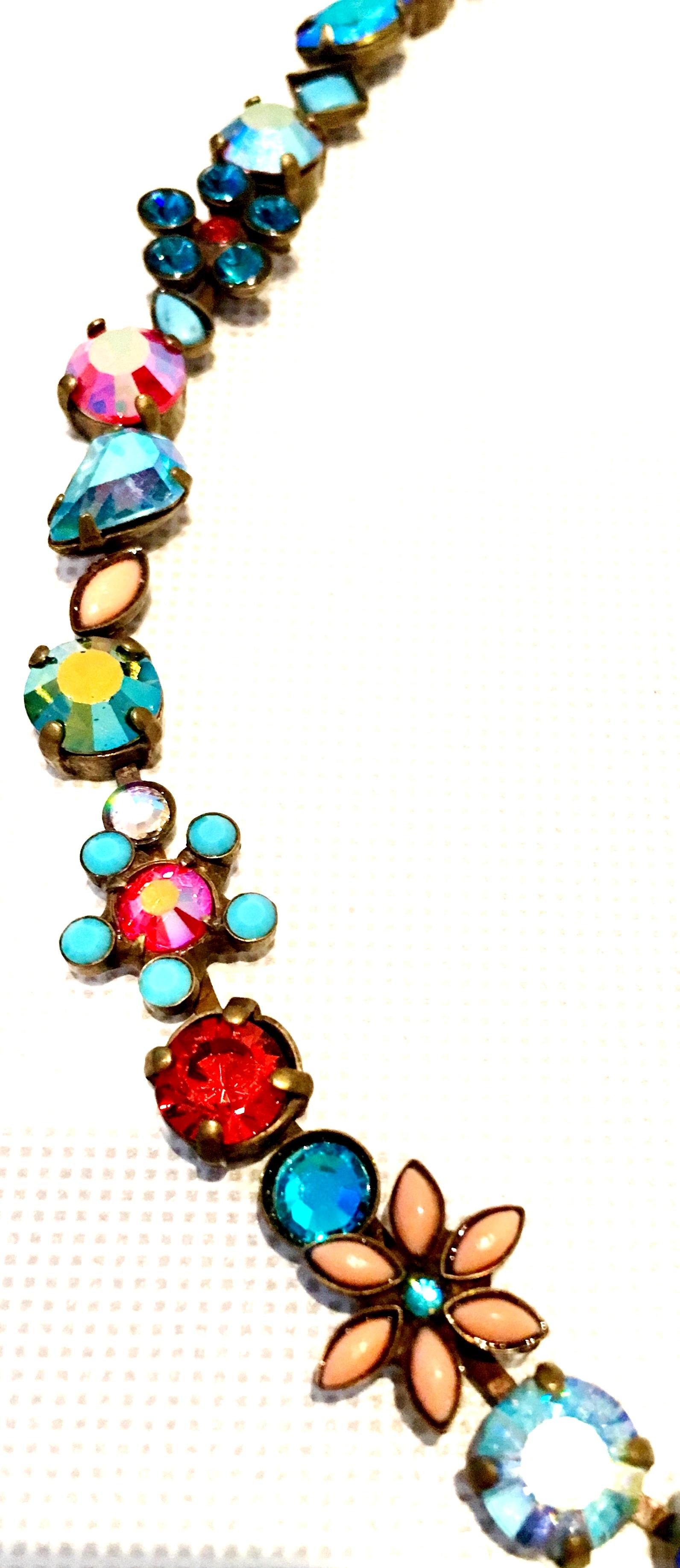 gold swarovski choker