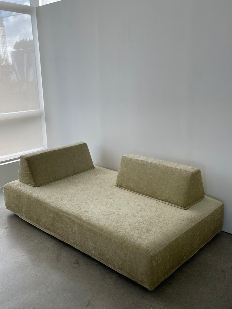 21st Century Gold Velvet Daybed Sofa at 1stDibs