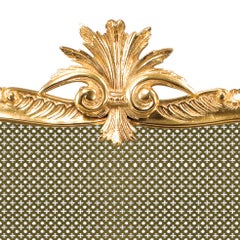 Parafuoco in bronzo dorato del 21° secolo