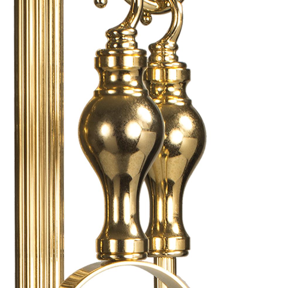 Louis XVI 21st Century, Golden Bronze Fireplace Tools For Sale