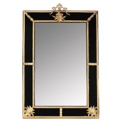 21st Century Golden Bronze Wall Mirror