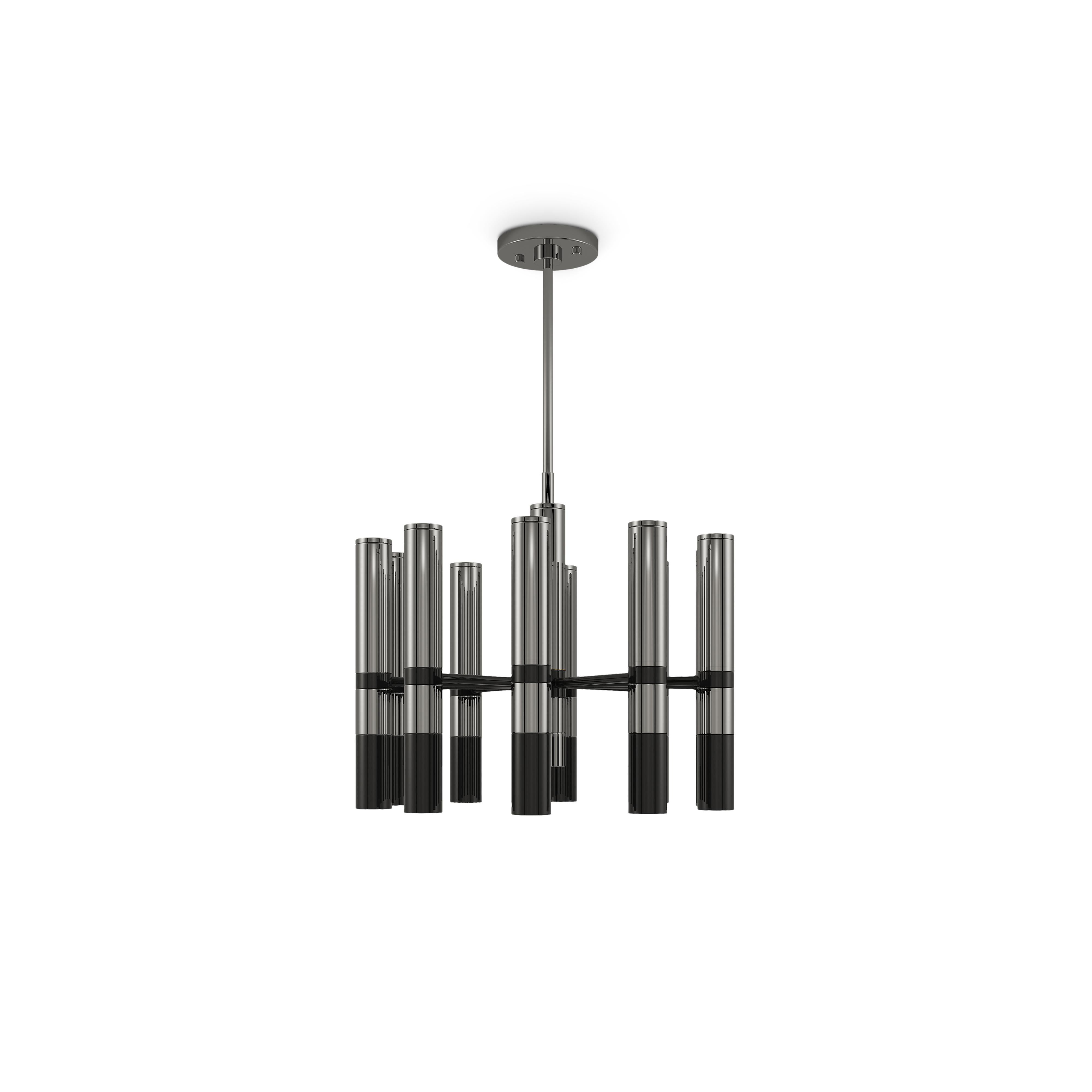 XXI secolo e contemporaneo Lampada a sospensione Granville II del XXI secolo in ottone Made in Portugal di Creativemary in vendita