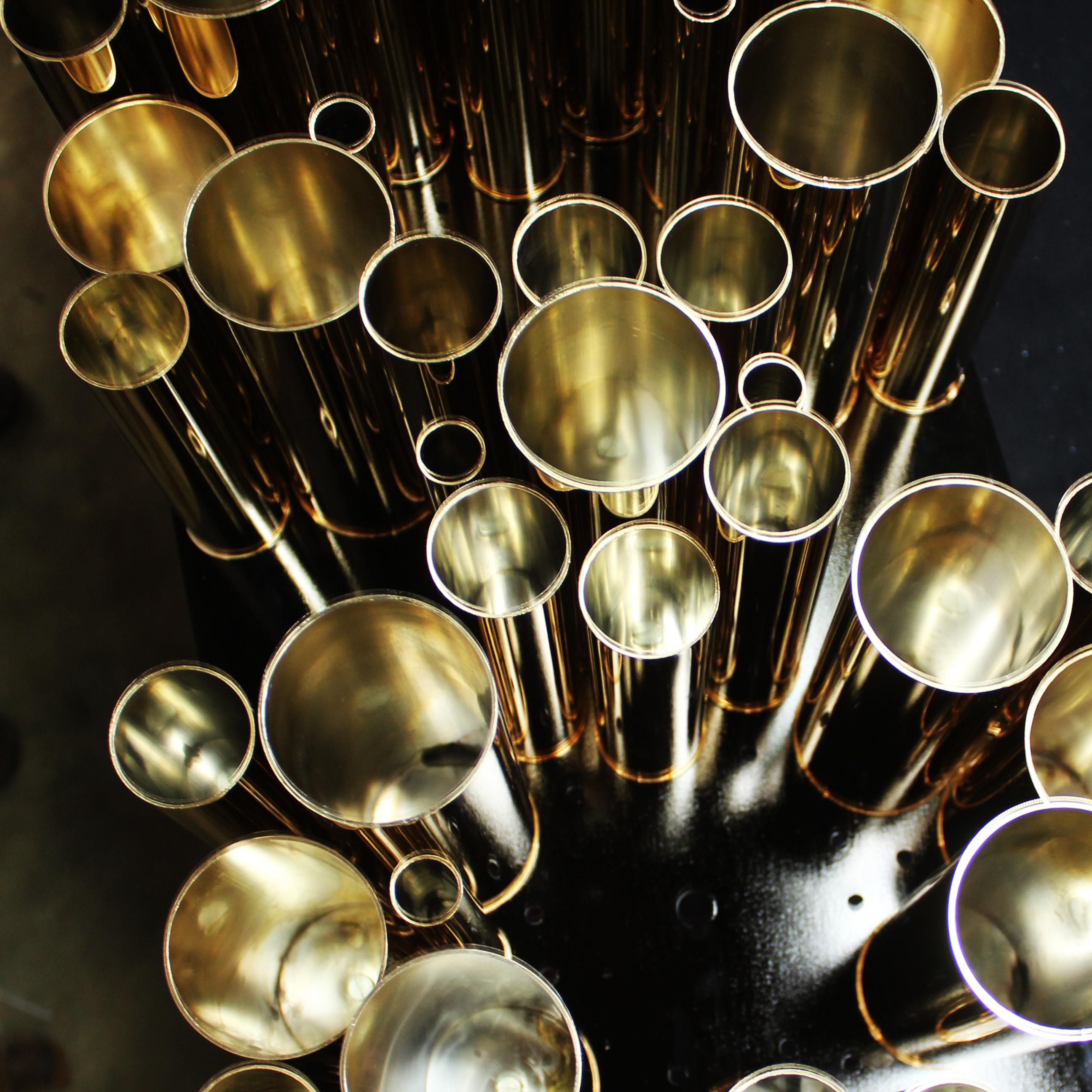 21st Century Granville Suspension Lamp Brass by Creativemary For Sale 4