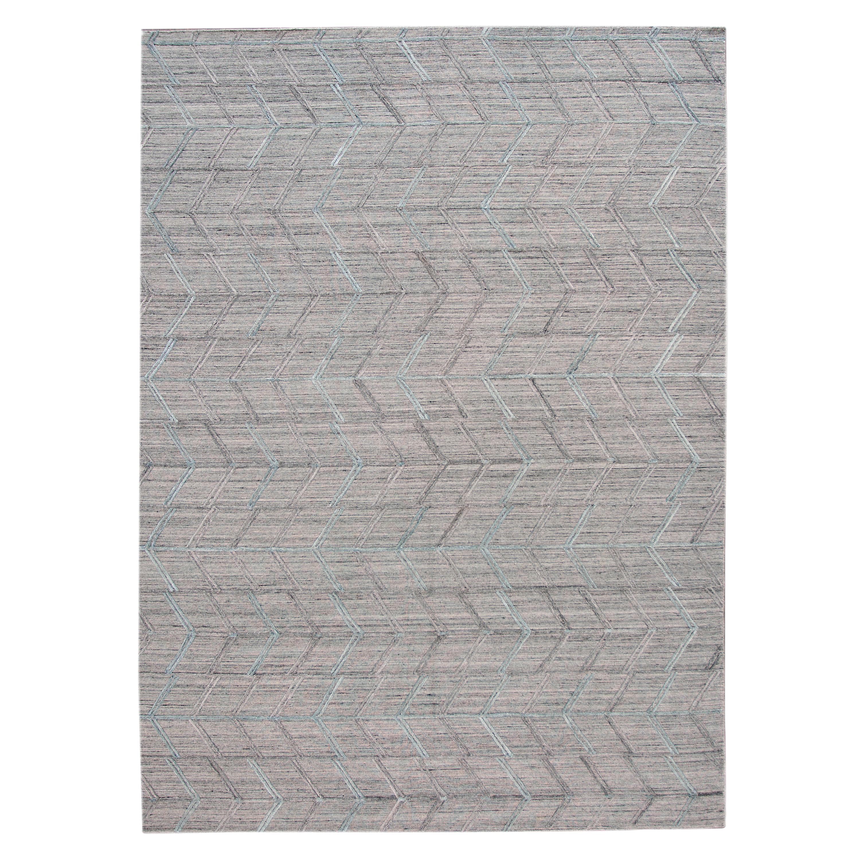 Modern Indian FlatWeave Rug For Sale at 1stDibs