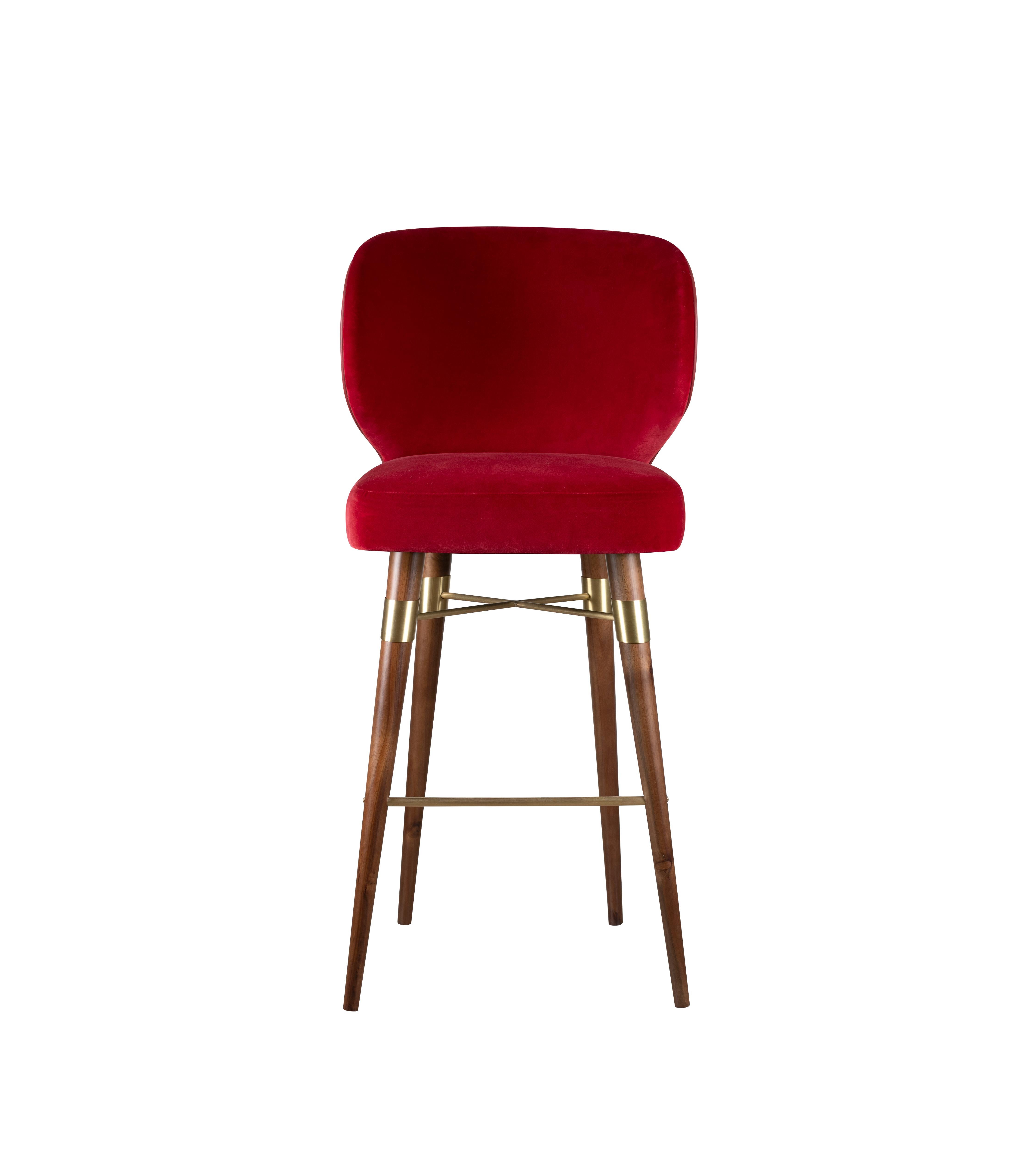 Louis bar chair is one of the Ottiu’s bestsellers.

Ottiu was inspired by the most important jazz trumpeter and singer ever, Louis Armstrong, to design the Louis midcentury bar chair. He was one of the first popular African-American entertainers to