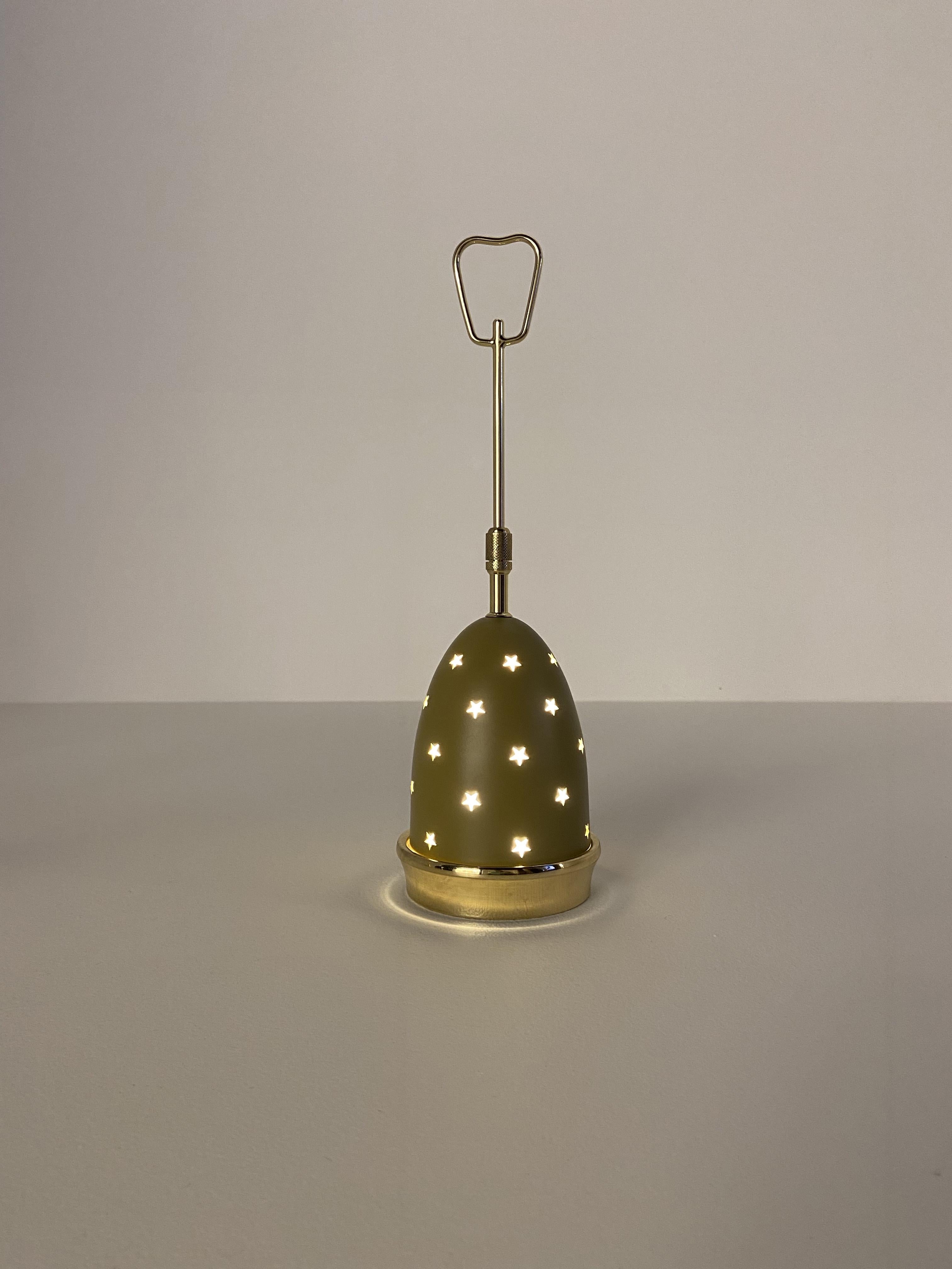 Mid-Century Modern 21st Century Greige Stellina Table Lamp Angelo Lelii 2019 Style of 1950s, Italy