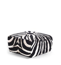 21st Century Hamptons.2 Pouf in Fabric by Roberto Cavalli Home Interiors