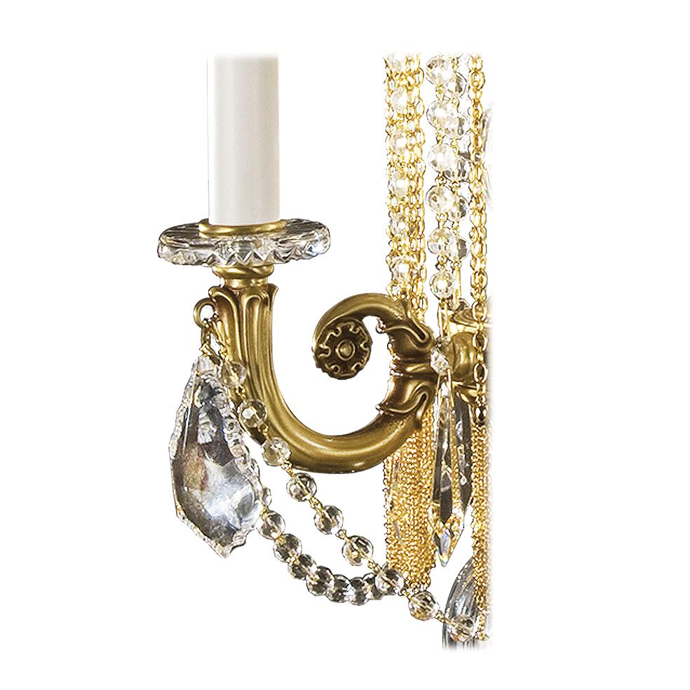 Tischlampe aus handgeschnitztem Kristall und Bronze im Stil von Luigi XVI. aus dem 21. Jahrhundert (Italienisch) im Angebot